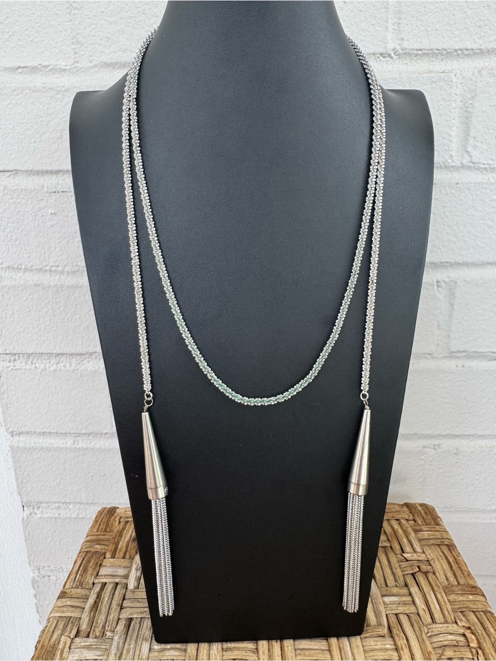 Kendra Scott Silver Pharah Lariat Necklace